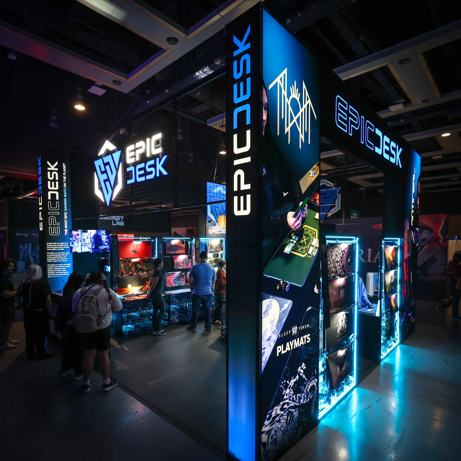 Epic Desk booth at PAX West
